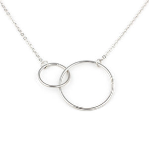 Double OT Chain Pendant Necklace – Layered European Style - สร้อยคอจี้โซ่คู่ สไตล์ยุโรปสุดหรู