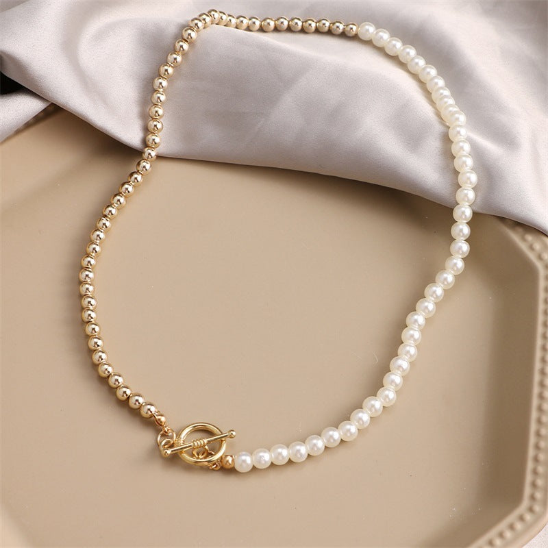 Double OT Chain Pendant Necklace – Layered European Style - สร้อยคอจี้โซ่คู่ สไตล์ยุโรปสุดหรู
